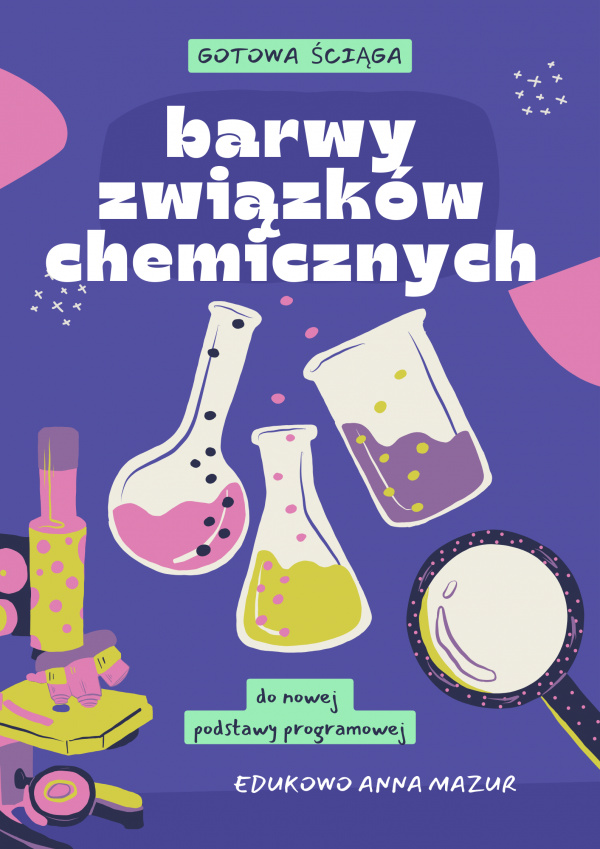 zestawienie właściwości związków chemicznych- gotowiec!! stany skupienia, barwy i zapachy